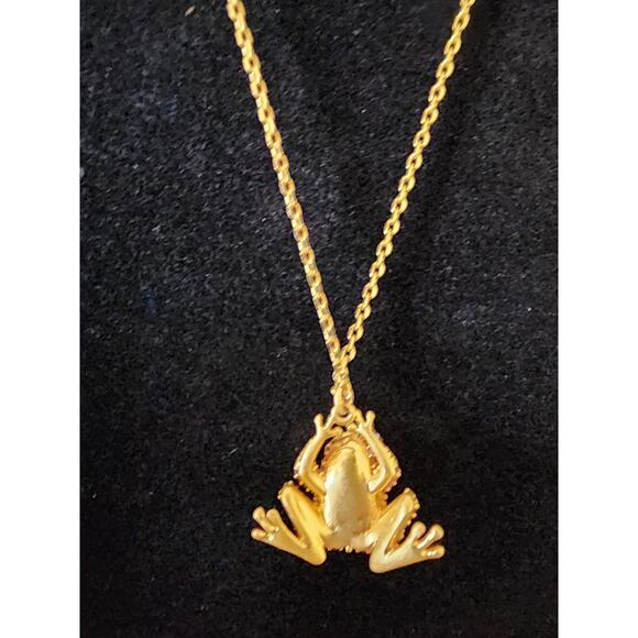 Kate Spade Take The Leap Frog Necklace - Picture 3 of 7